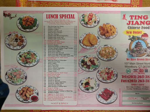 Chinese Restaurant «Ting-Jiang Village Cafe», reviews and photos, 107 Main St N, Woodbury, CT 06798, USA