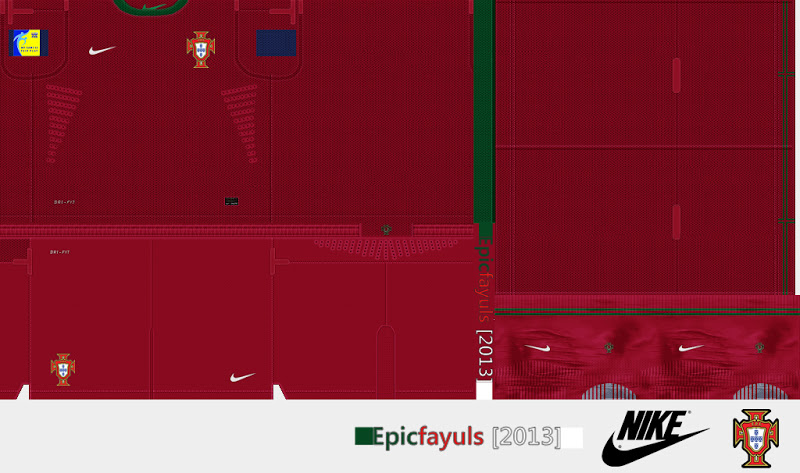 Portugal Kit 12-14 - Pro Evolution Soccer 2013 at ModdingWay