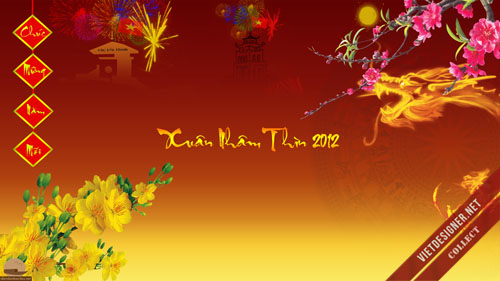 Bộ hình nền dành riêng cho Tết Nhâm Thìn 2012