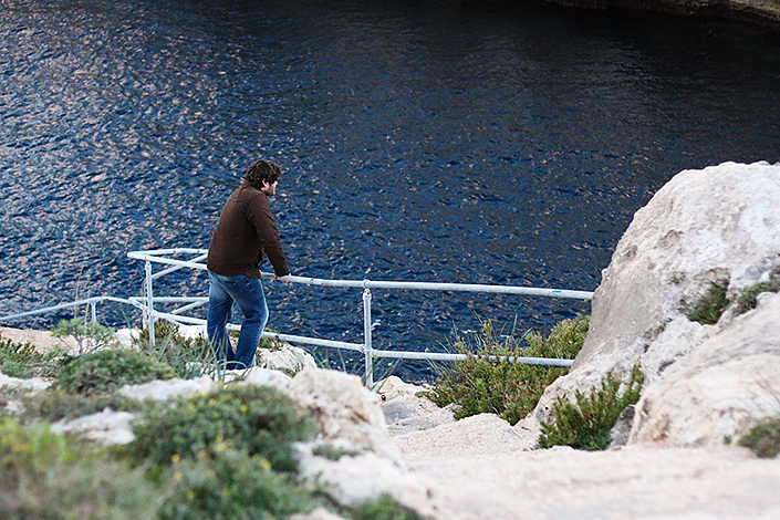 après-midi de Janvier, paysage Malte, Sannat île de Gozo, paysages méditerranéens, photos nature