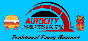 AutoCity Hamburgers & Poutine logo