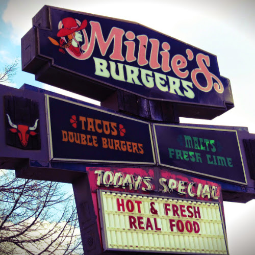Millies Burgers logo