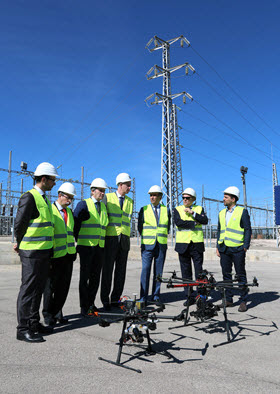 Unión Fenosa utiliza drones en las inspecciones de instalaciones eléctricas