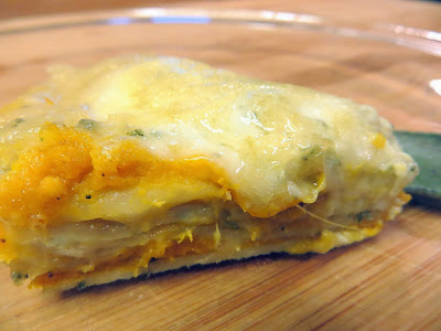 Butternut Squash Lasagna Recipe in Béchamel sauce