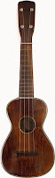 J R Stewart walnut Soprano Ukulele