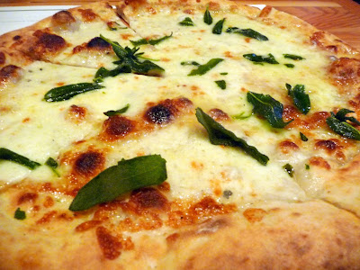Oven and Shaker bianca pizza