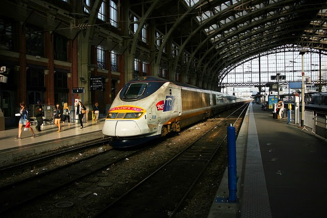 TGV TMST 3228, Lille Flandres. From Travel from Paris: 20 Tips on Taking the TGV