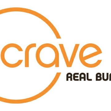Crave Real Burgers- Castle Rock logo