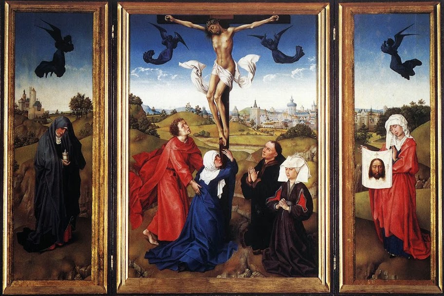  Rogier van der Weyden - Crucifixion Triptych