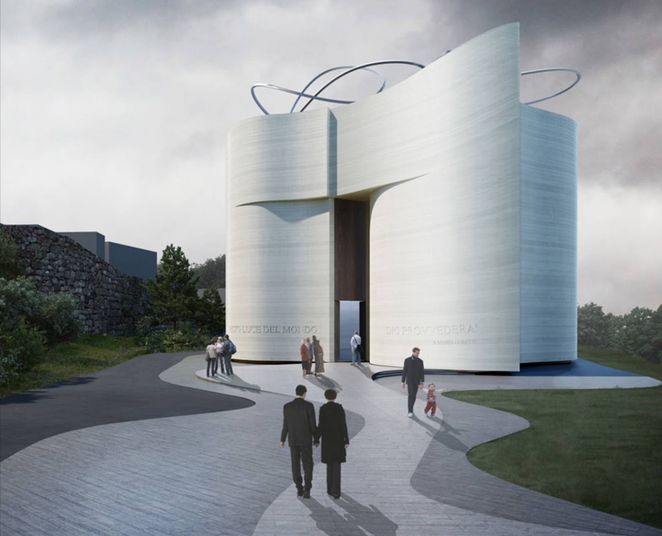 Mormanno Cs, Italia: Santa Maria Goretti Church by Mario Cucinella