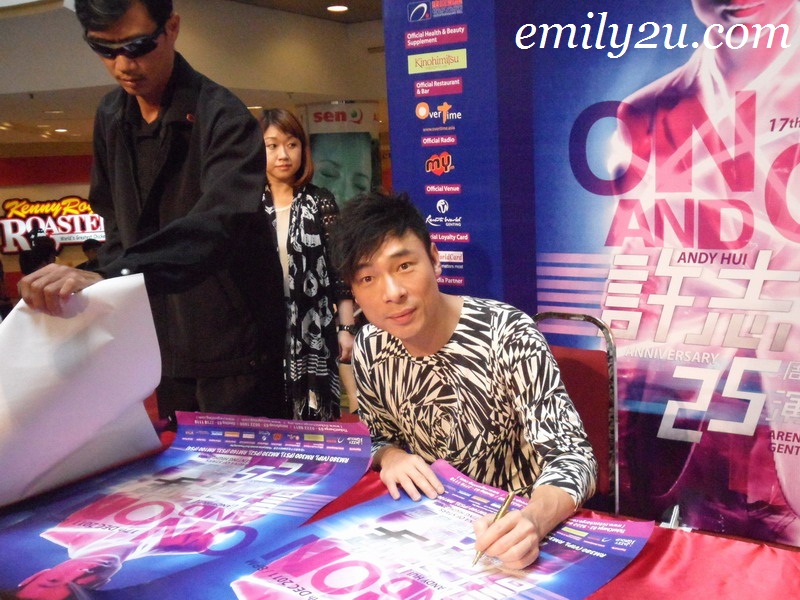 Andy Hui 許志安 in Ipoh