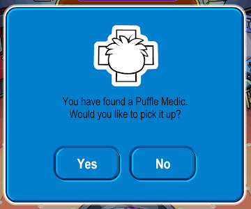 Club Penguin: Puffle Medic Pin