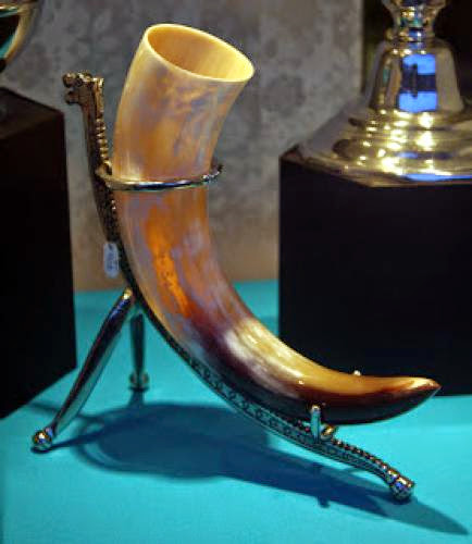 Window Shopping Viking Drinking Horn