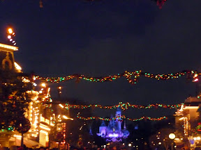 Disneyland Christmas holiday decorations