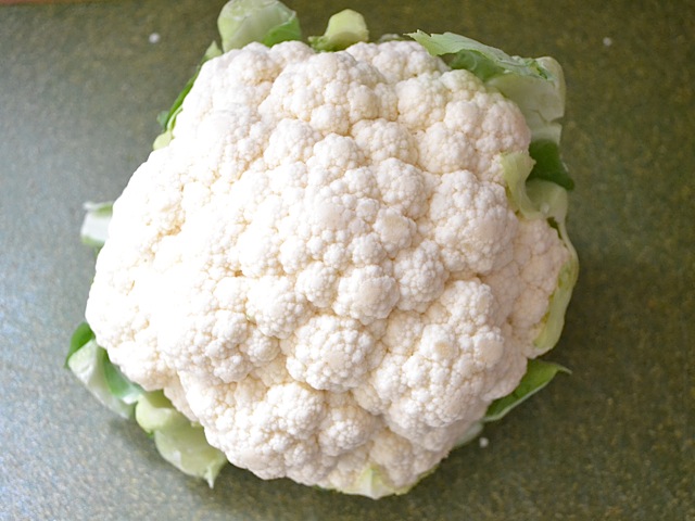 head of cauliflower