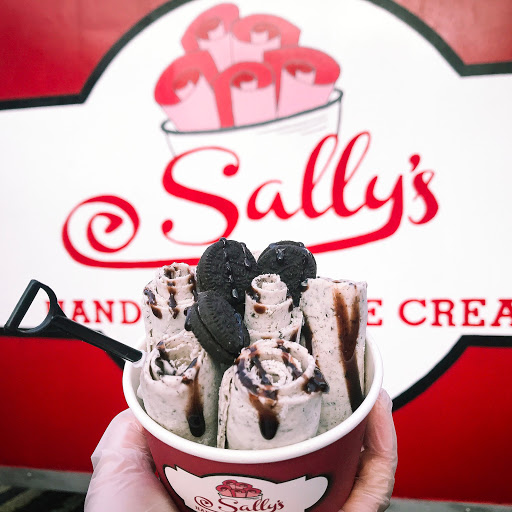 Sally's Hand Rolled Ice Cream logo