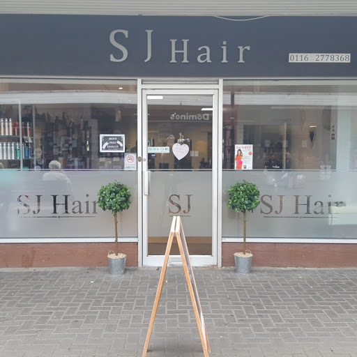 S J Hair logo