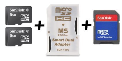 16GB Combo Memory MS Pro Duo FOR Sony PSP & Sony Cybershot Digital Camera & Sony Webbie