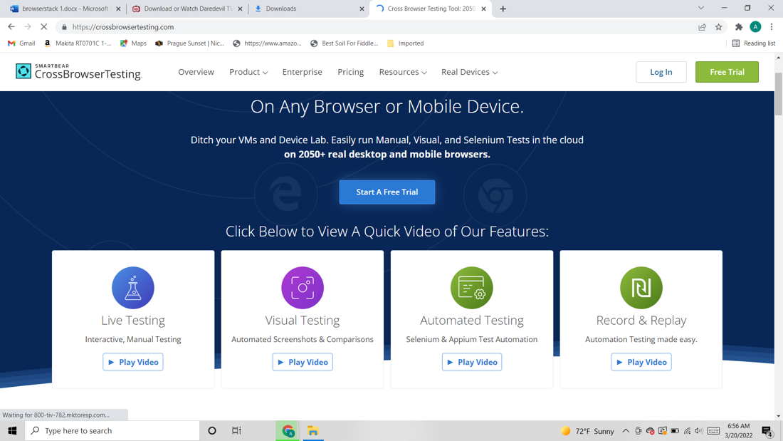 Cross Browser Testing 