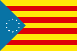 Propuesta de estelada para los Países Catalanes