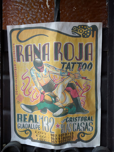 Rana Roja Tatto, Calle Niños Heroes, Centro, 29200 San Cristóbal de las Casas, Chis., México, Tienda de tatuajes | CHIS