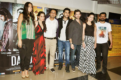 Known personalities from entertainment industry spotted during the premiere of the movie 'David', held in Mumbai on January 31, 2013. (Pic: Viral Bhayani)