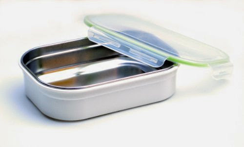  Steeltainer Leak-proof Stainless Steel FAMILY Size Food Container 60 Ounces (White)