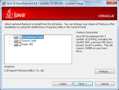 Instalacin de JDK 7 Update 10