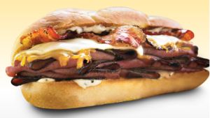 Arby's Angus Three Cheese and Bacon