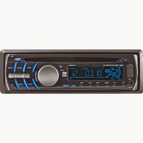  In-Dash AM/FM/CD/MP3/WMA Player with Front Panel USB and SD Card Inputs