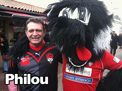 Mascotte rugby LOU