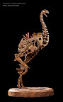 giant moa mechanical sculpture wood