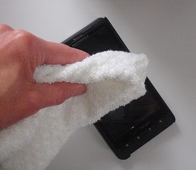 Clean your cell phone
