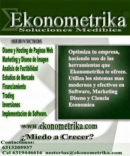 Ekonometrika Diseno Web, 4, Solidaridad, 84000 Nogales, Son., México, Agencia de marketing | SON