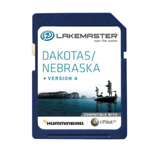 Lakemaster 6000131  Digital GPS Electronic Fishing Chart - Dakotas and Nebraska