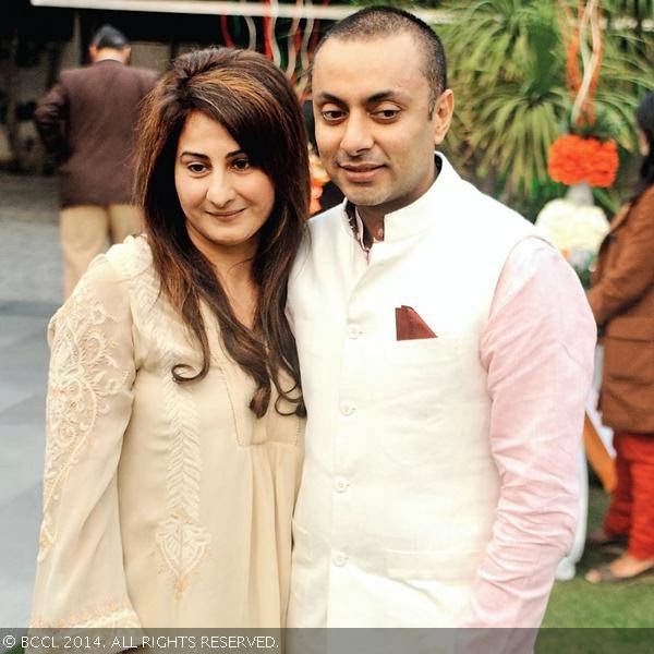 Surita Tandon and Vikrum Baidyanath during the tricolour celebration, organized by Naveen Jindal, president, Flag Foundation of India, held in the city.