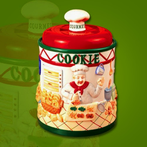  Ceramic Gourment Chef cookie jar