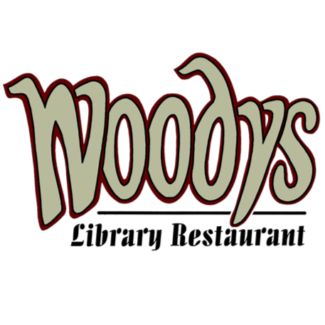 Woodys Library Restaurant logo