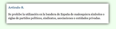 Article Ley de Banderas espanyola