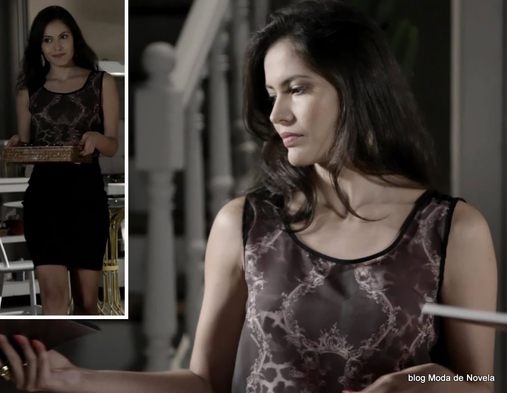 moda da novela Império, look da Carmen dia 10 de janeiro de 2015 moda da novela Império, look da Carmen dia 10 de janeiro de 2015