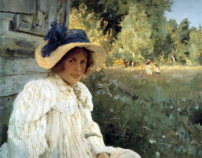 Valentin Serov - Portrait of Olga Serova