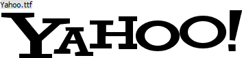 yahoo logo font