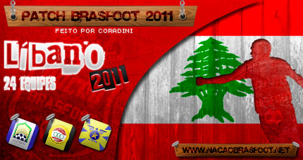 Patch Brasfoot 2011 - Líbano 2011