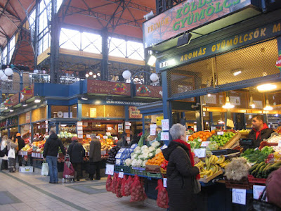 Markets in Budapest. Photo courtesy of Talia Klundt