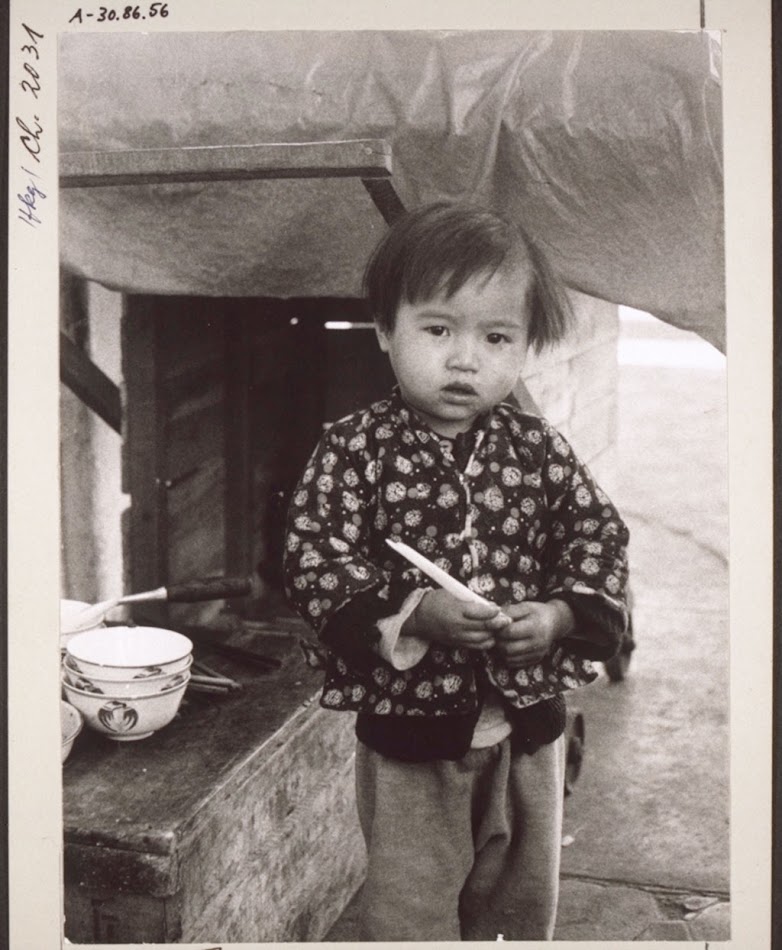 Refugee child in Hong Kong. - BM Archives