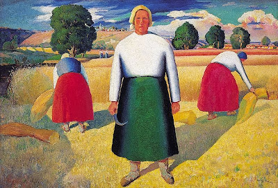 Kazimir Malevich - Reapers, 1929
