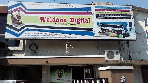 Weldone Digital & Vinyl Printers, No. 36/25, Near Ambedkar Statue, Mudichur Rd, Perungalathur, Raja Rajeswari Nagar, Chennai, Tamil Nadu 600063, India, Digital_Printer, state TN