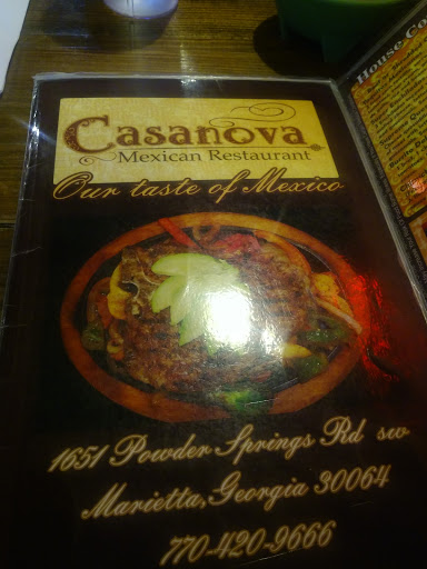 Mexican Restaurant «Casanova Mexican Restaurant», reviews and photos, 1651 Powder Springs Rd SW, Marietta, GA 30064, USA