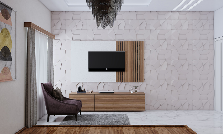 Wooden cabinet designs for living room