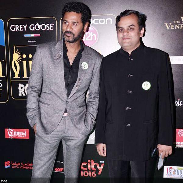 Prabhu Deva and Anirudh Dhoot during the14th International Indian Film Academy (IIFA) 2013 Rocks event, held at The Venetian hotel in Macau, on July 5, 2013. (Pic: Viral Bhayani)